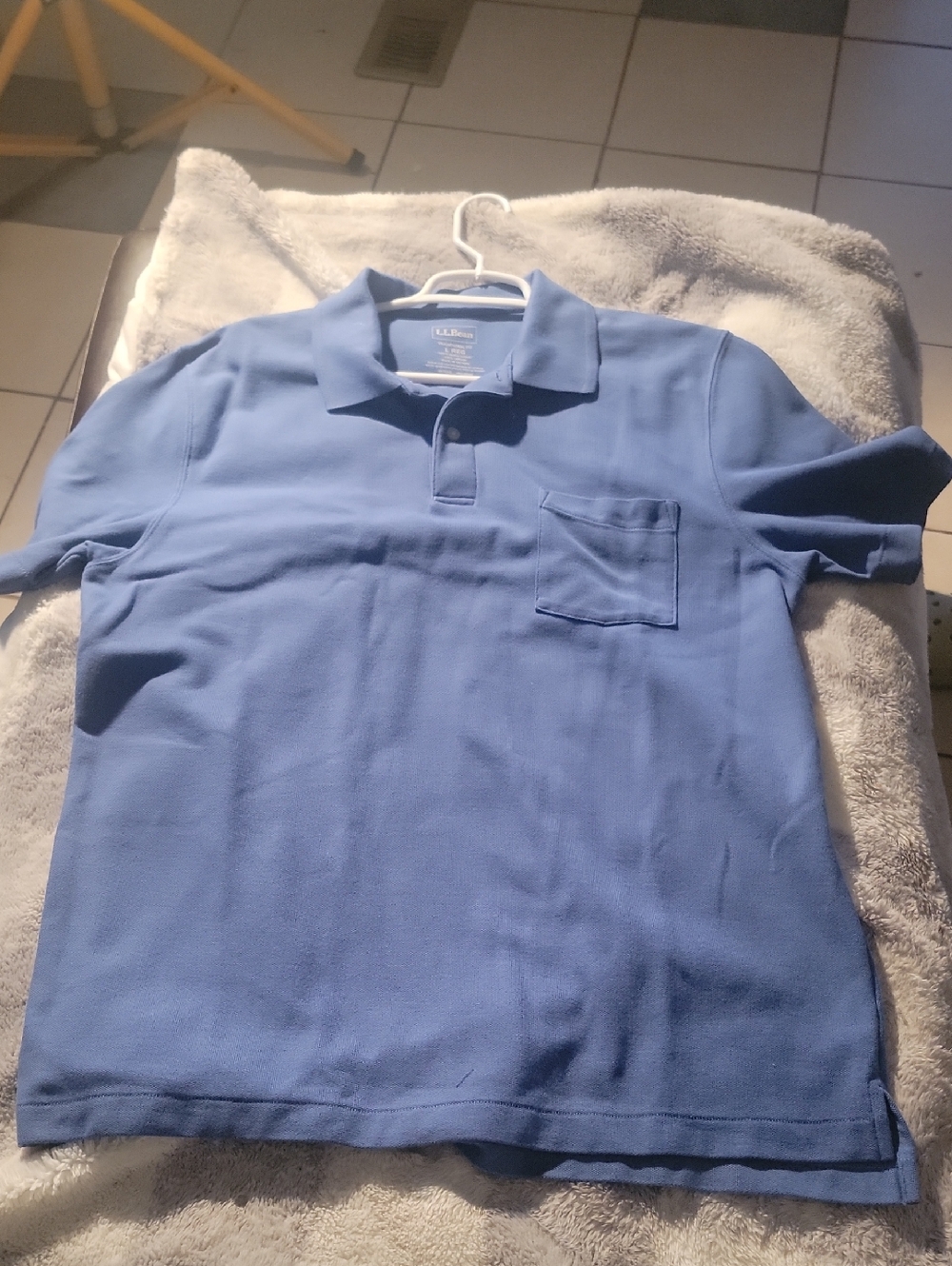 L.L. Bean Men’s Light Blue Polo